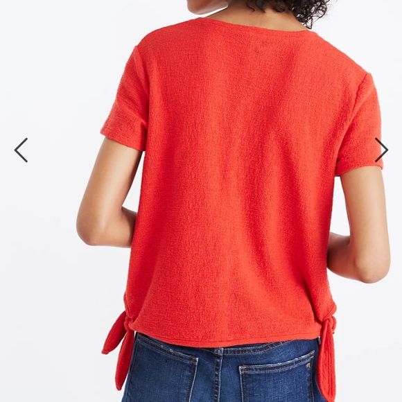 Madewell Texture and Thread Modern Side-Tie Top - Picture 4 of 7